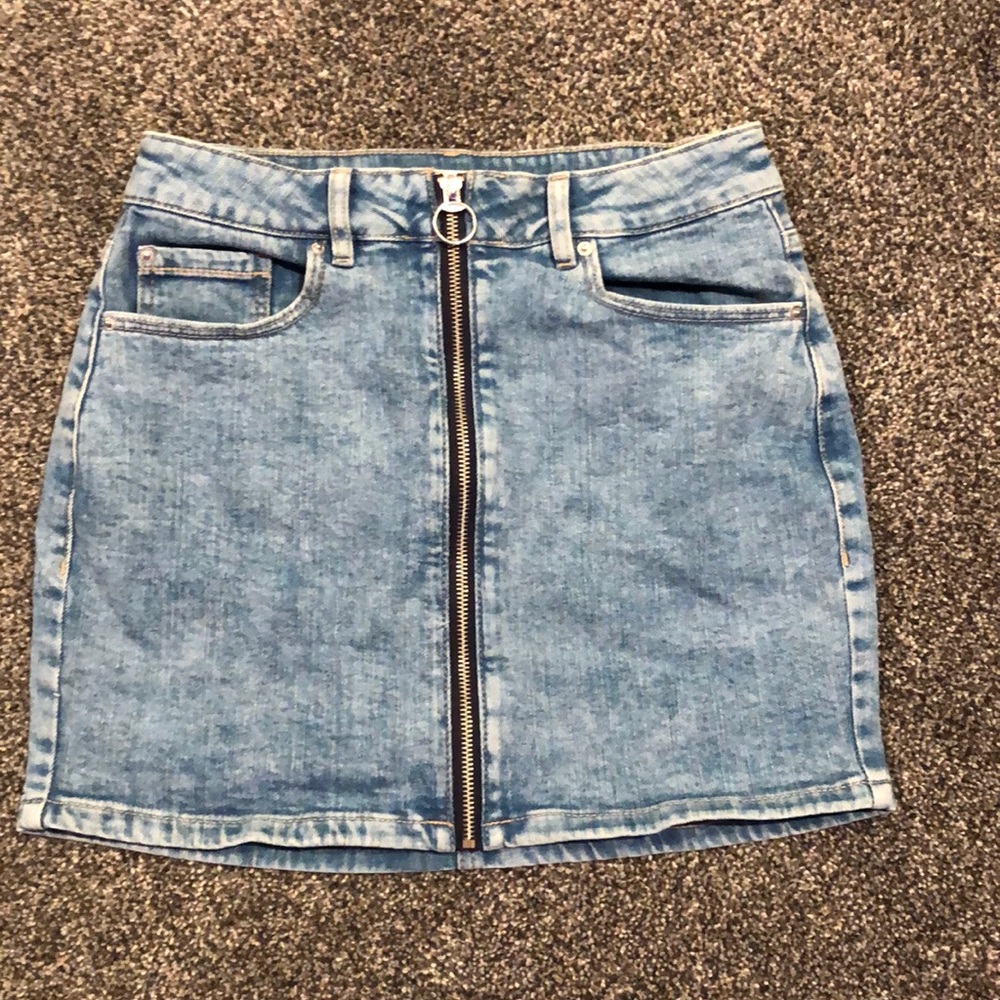 Garage jean skirt